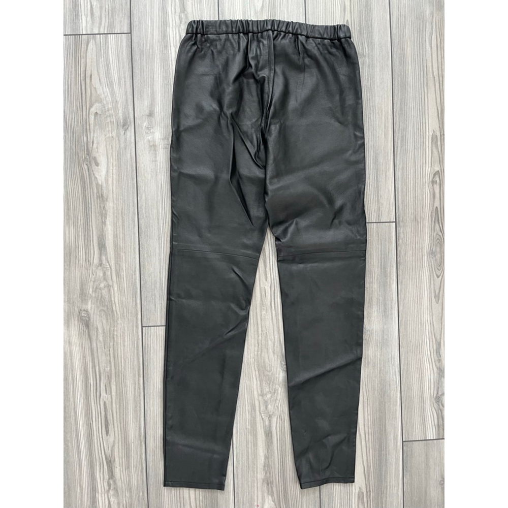 Michael Kors Black Faux Leather Leggings Women's Size 2 - Picture 4 of 4